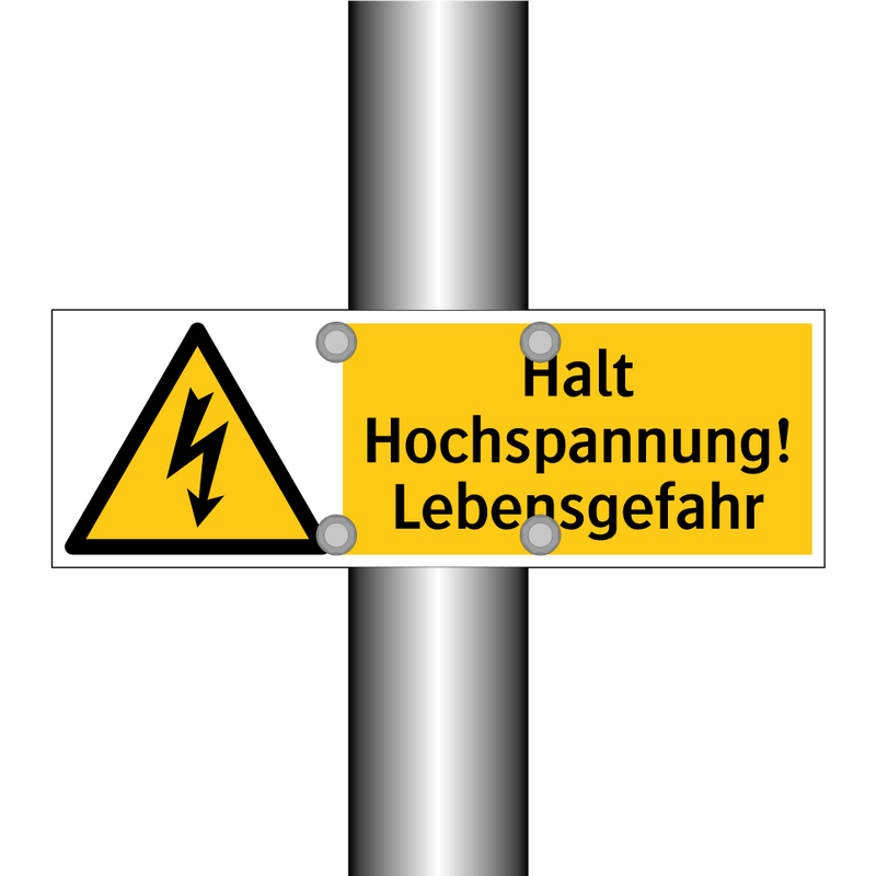Halt Hochspannung! Lebensgefahr