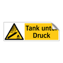 Tank unter Druck