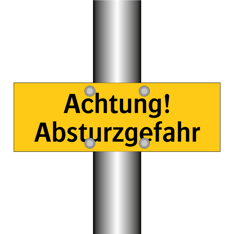 Achtung! Absturzgefahr