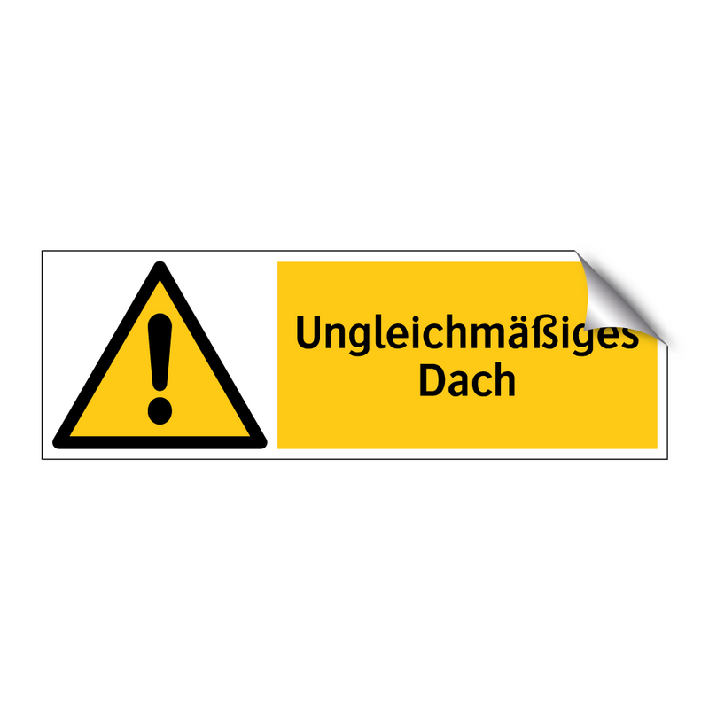 Ungleichmäßiges Dach