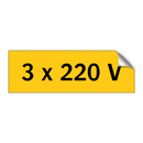 3 x 220 V