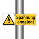 Spannung angelegt