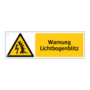 Warnung Lichtbogenblitz