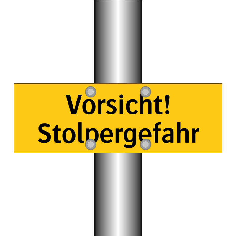 Vorsicht! Stolpergefahr