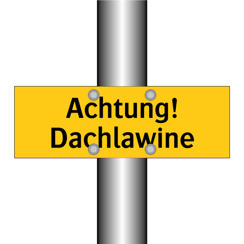 Achtung! Dachlawine