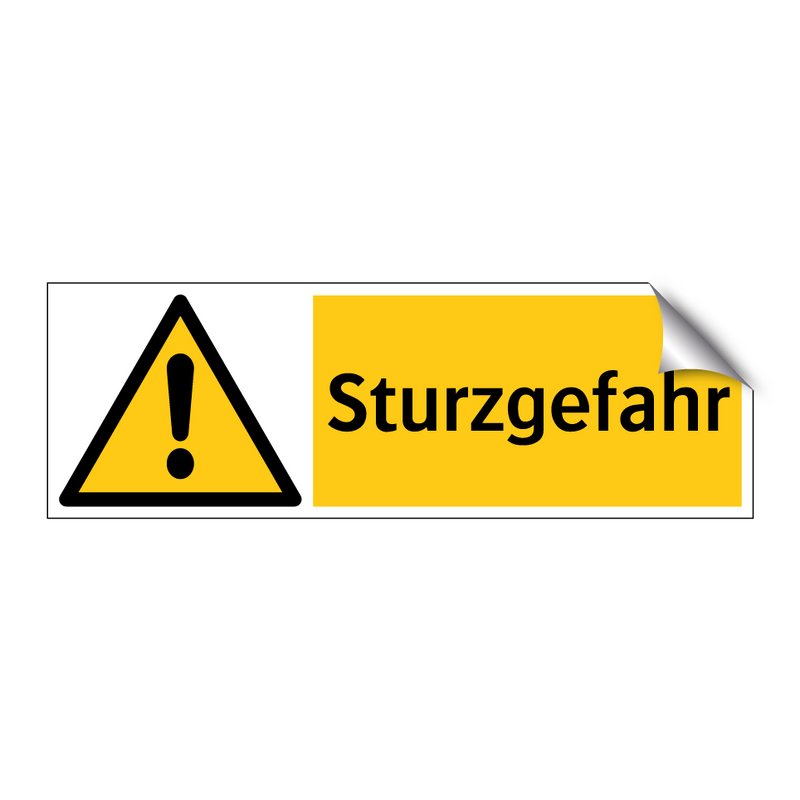 Sturzgefahr