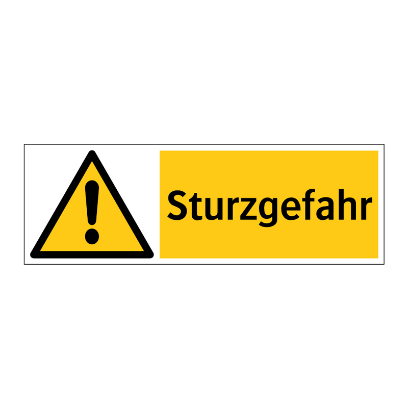 Sturzgefahr