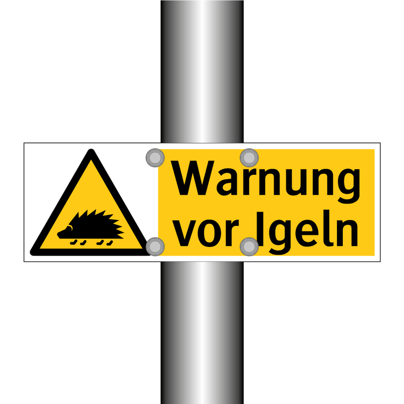 Warnung vor Igeln