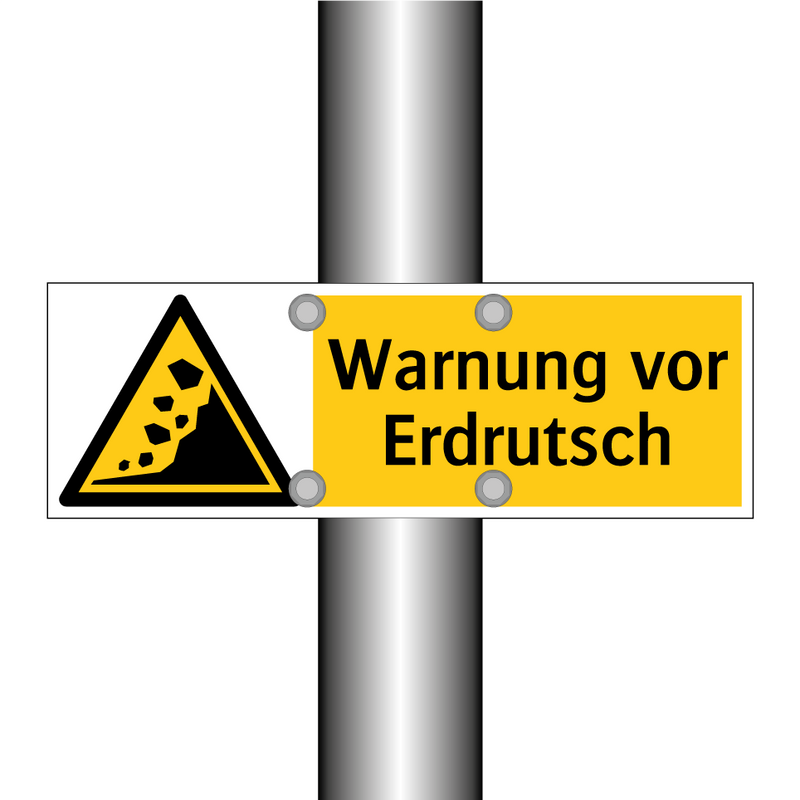 Warnung vor Erdrutsch
