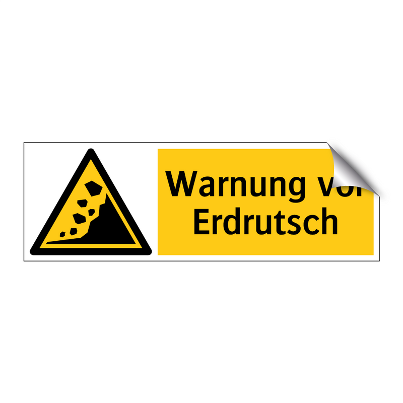 Warnung vor Erdrutsch