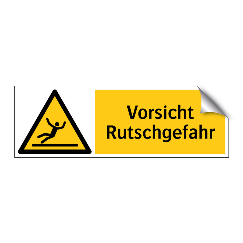 Vorsicht Rutschgefahr