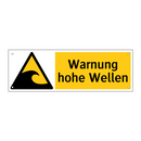 Warnung hohe Wellen