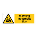 Warnung Industrielle Lkw