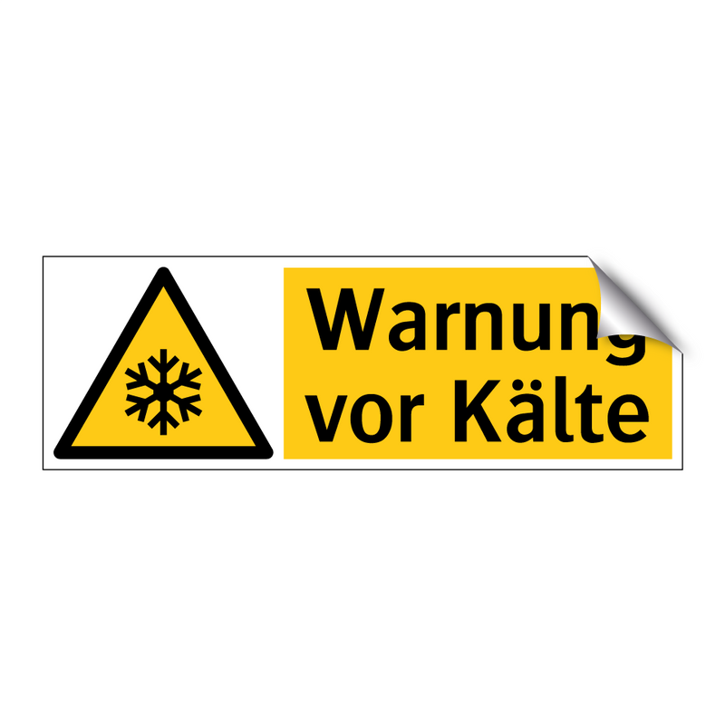 Warnung vor Kälte
