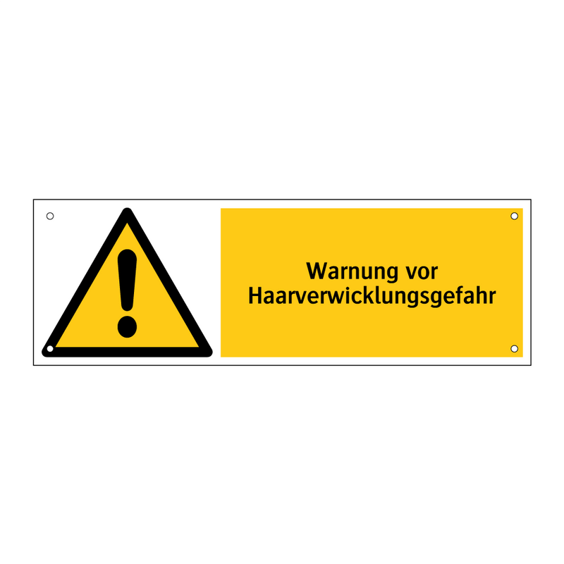 Warnung vor Haarverwicklungsgefahr