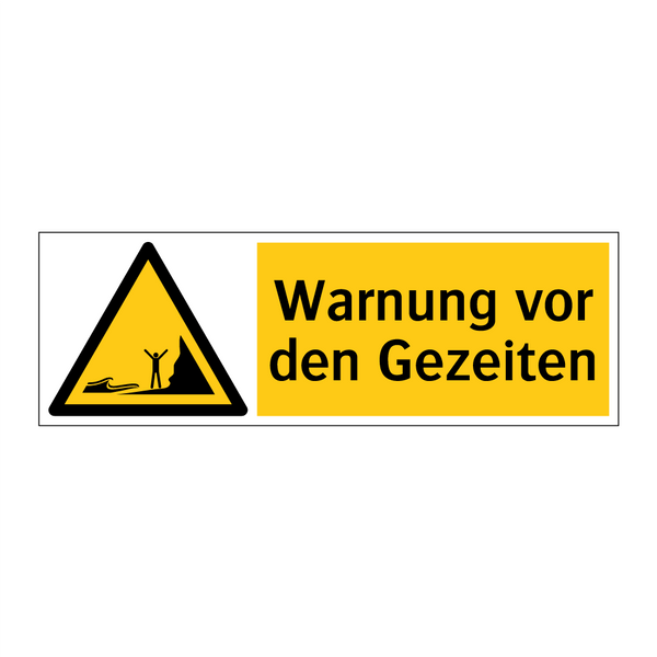 Warnung vor den Gezeiten