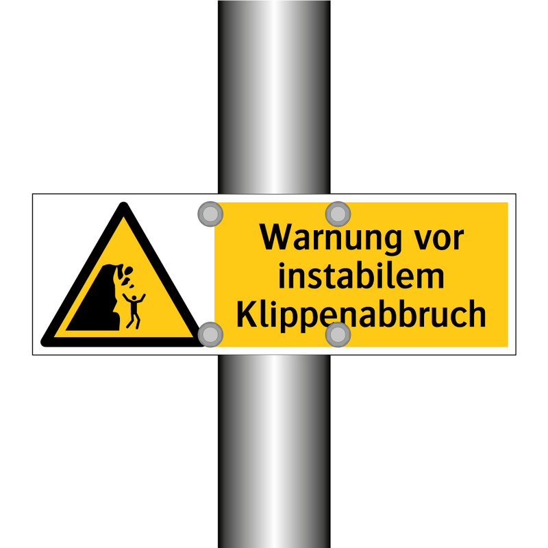 Warnung vor instabilem Klippenabbruch
