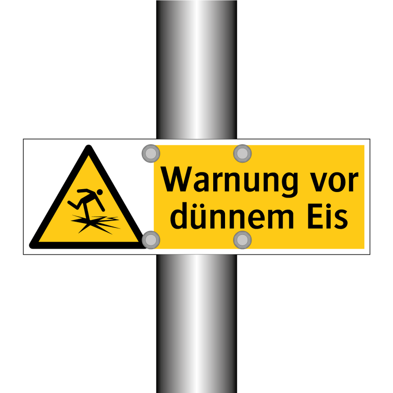 Warnung vor dünnem Eis