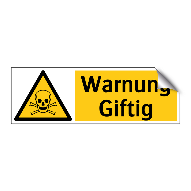 Warnung Giftig