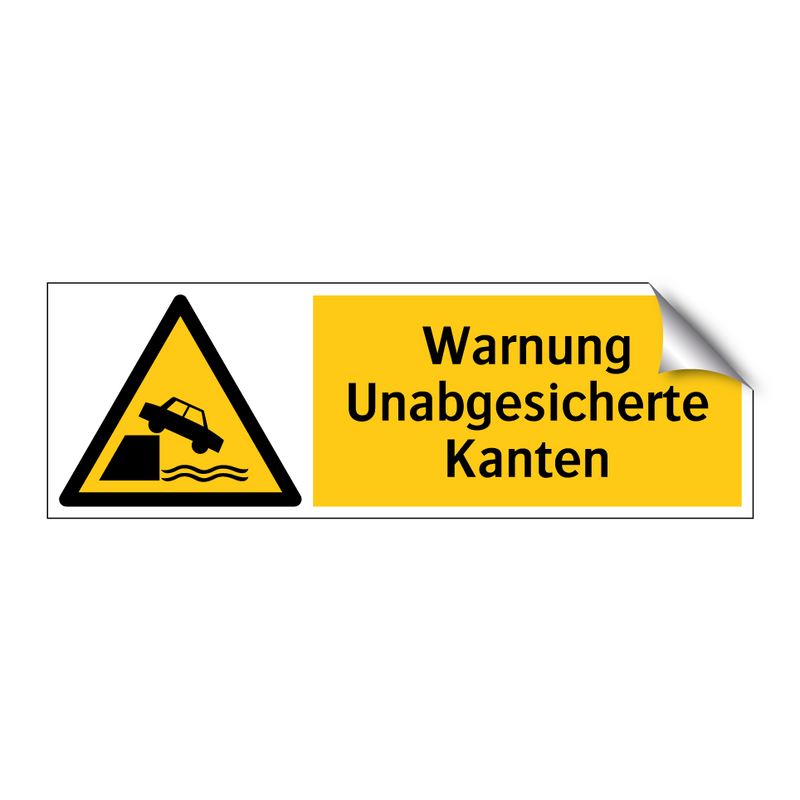 Warnung Unabgesicherte Kanten