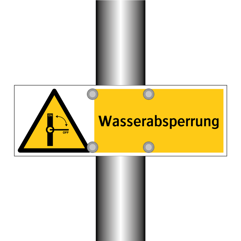 Wasserabsperrung