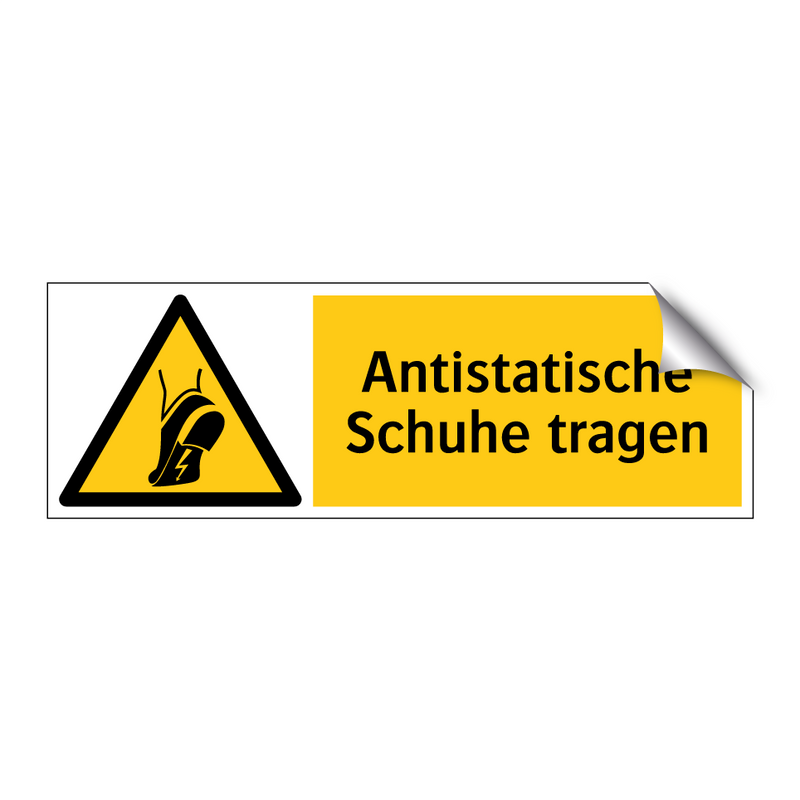 Antistatische Schuhe tragen