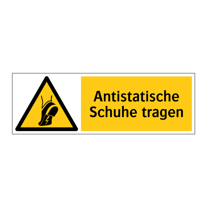 Antistatische Schuhe tragen