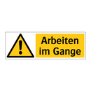 Arbeiten im Gange