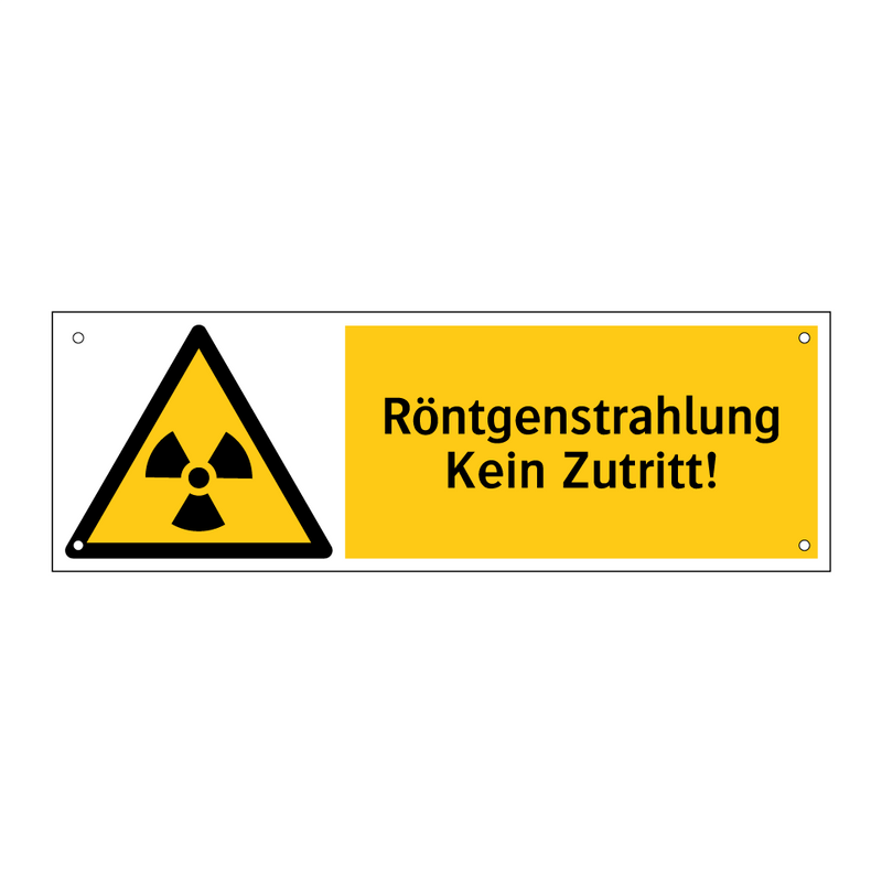 Röntgenstrahlung Kein Zutritt!