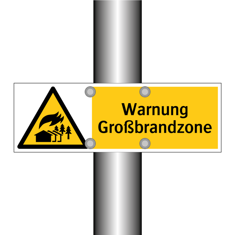 Warnung Großbrandzone
