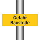 Gefahr Baustelle