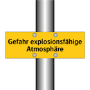 Gefahr explosionsfähige Atmosphäre