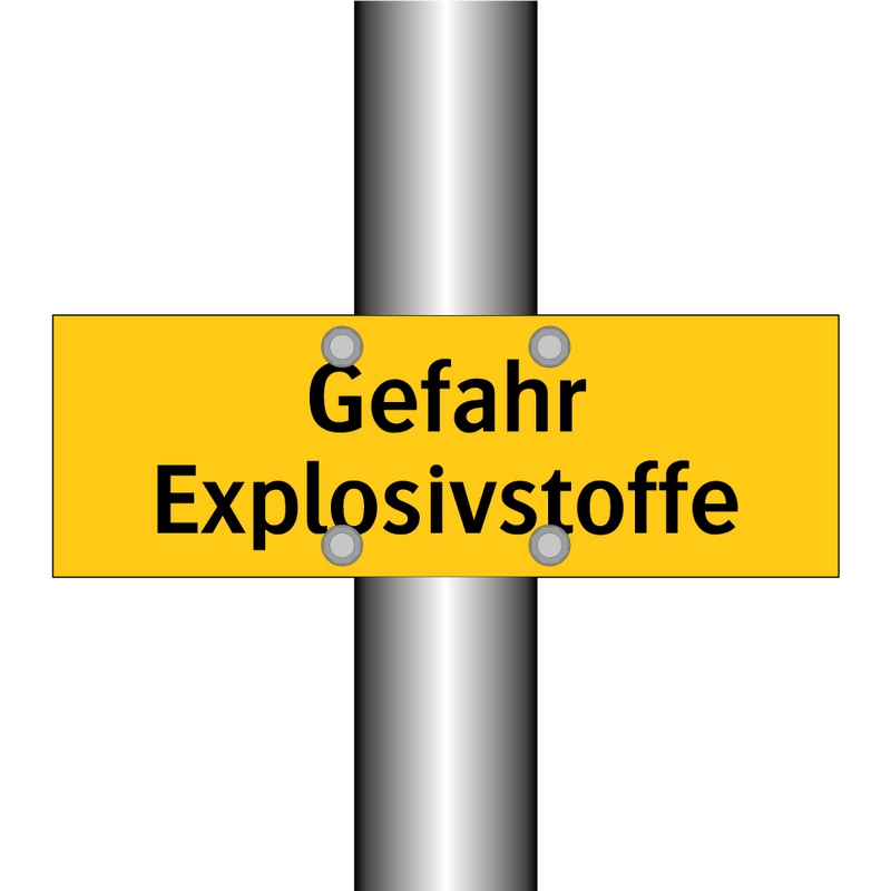 Gefahr Explosivstoffe