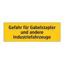 Gefahr für Gabelstapler und andere Industriefahrzeuge