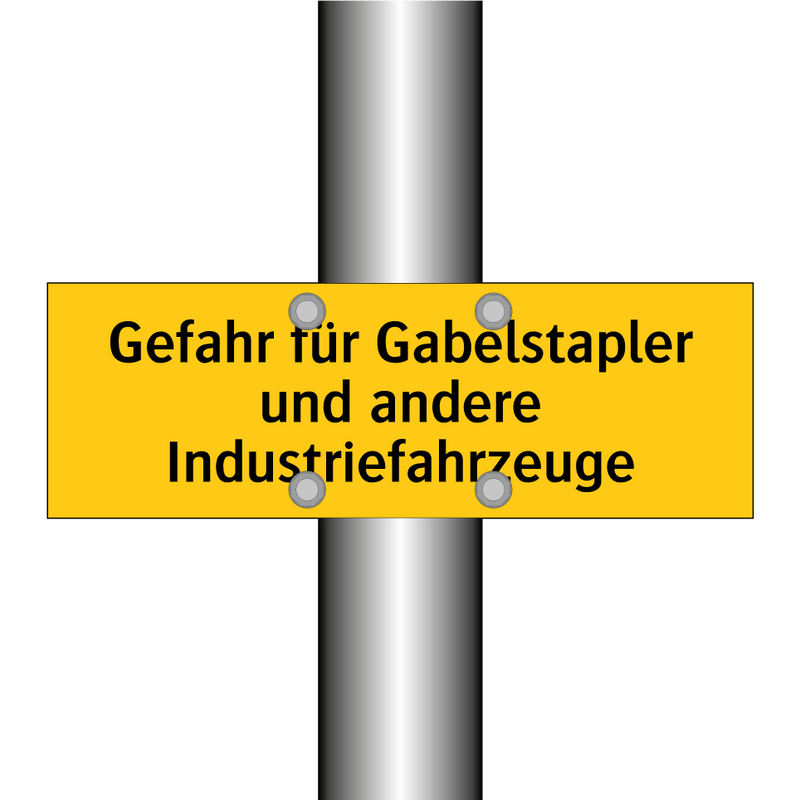 Gefahr für Gabelstapler und andere Industriefahrzeuge