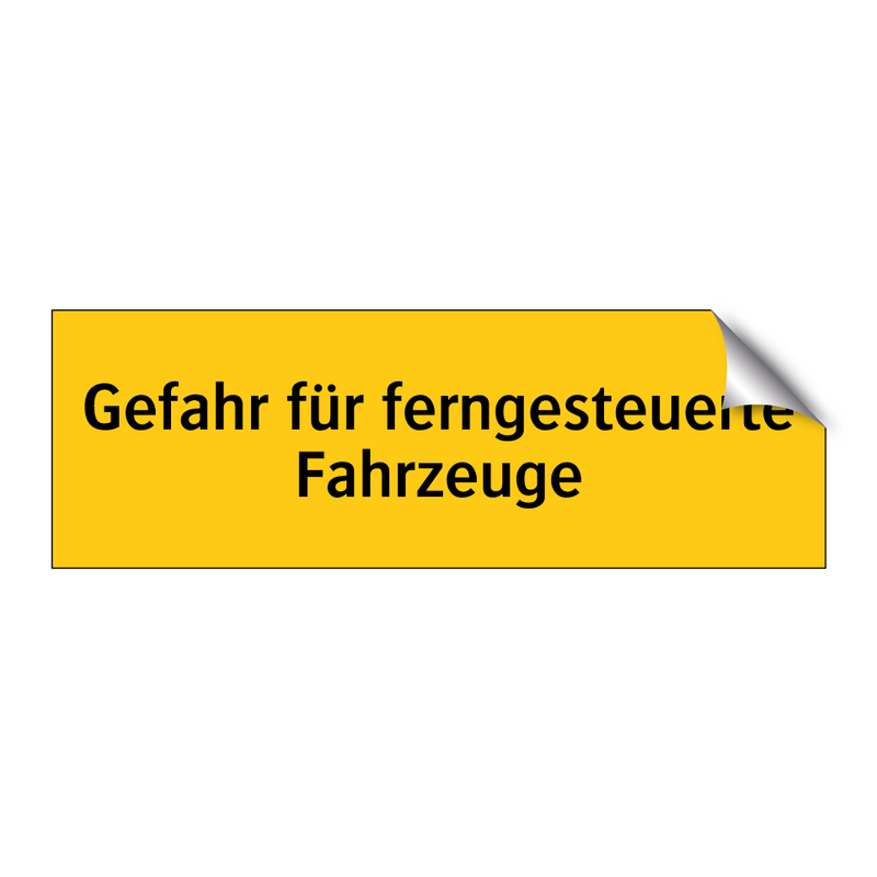 Gefahr für ferngesteuerte Fahrzeuge