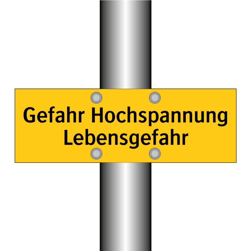 Gefahr Hochspannung Lebensgefahr