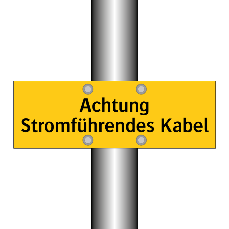 Achtung Stromführendes Kabel