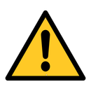 W001 General warning sign
