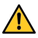 W001 General warning sign